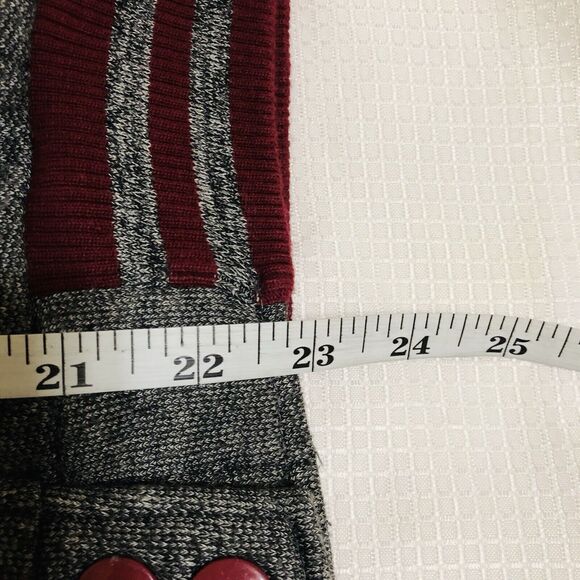 Reflex XL Gray Red Letterman Varsity "A" Coat Jacket Winter Cold Hood - Picture 6 of 7